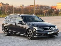 Usado Mercedes C220 170 CV (125 kW) 2012 Negro Familiar
