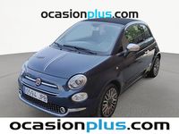 Usado Fiat 500 Lounge 69 CV (50 kW) 2016 Azul Descapotable