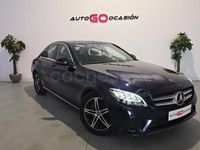 Usado Mercedes C200 150 CV (110 kW) 2018 Azul Berlina