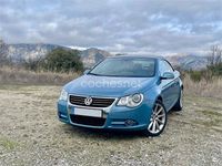Usado VW Eos 140 CV (102 kW) 2008 Azul Descapotable