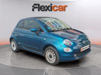 Usado Fiat 500 Lounge 69 CV (50 kW) 2019 Azul Descapotable