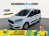Usado Ford Tourneo Courier Ambiente 100 CV (73 kW) 2017 Blanco Monovolumen