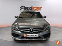 Usado Mercedes C250 AMG line 204 CV (150 kW) 2016 Gris Familiar