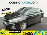 Usado Hyundai i20 75 CV (55 kW) 2019 Negro Utilitario