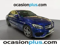 Usado Mercedes C220 AMG 170 CV (125 kW) 2018 Azul Berlina