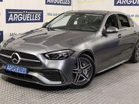 Usado Mercedes C200 AMG line 204 CV (150 kW) 2022 Gris Berlina