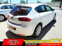 Usado Seat Leon 90 CV (66 kW) 2012 Blanco Berlina