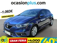 Usado Renault Mégane Intens 101 CV (74 kW) 2018 Azul Utilitario