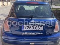 Usado Mini ONE 90 CV (66 kW) 2004 Azul Utilitario