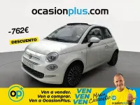 Usado Fiat 500C Lounge 69 CV (50 kW) 2018 Blanco Descapotable