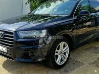 Usado Audi Q7 S-Line 272 CV (200 kW) 2017 Azul SUV