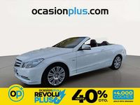 Usado Mercedes E200 Avantgarde 184 CV (135 kW) 2011 Blanco Descapotable
