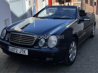 Usado Mercedes CLK200 Avantgarde 136 CV (100 kW) 2000 Negro Descapotable