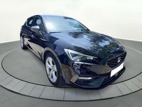 Usado Seat Leon FR 110 CV (80 kW) 2021 Negro Berlina