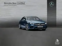Usado Mercedes A200 AMG line 150 CV (110 kW) 2022 Azul denim Berlina