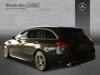 Usado Mercedes C200 AMG line 163 CV (119 kW) 2022 Verde Berlina