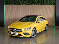 Usado Mercedes CLA220 Shooting Brake 190 CV (139 kW) 2020 Amarillo Familiar