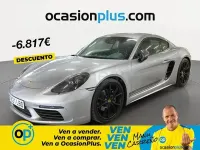 Usado Porsche 718 Cayman T 300 CV (220 kW) 2019 Gris / plata Coupe