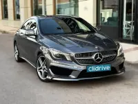 Usado Mercedes CLA220 AMG line 177 CV (130 kW) 2015 Gris / plata Coupe