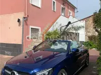 Usado Mercedes C220 170 CV (125 kW) 2017 Azul Descapotable