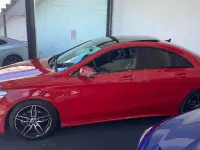 Usado Mercedes CLA200 136 CV (100 kW) 2018 Rojo Berlina