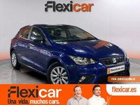 Usado Seat Ibiza Reference 95 CV (69 kW) 2019 Azul Berlina
