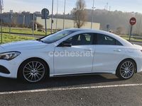 Usado Mercedes CLA200 AMG line 136 CV (100 kW) 2017 Blanco Berlina