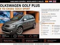 Usado VW Golf VII Sportline 122 CV (89 kW) 2013 Gris / plata Berlina