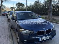 Usado BMW 118 143 CV (105 kW) 2012 Azul Utilitario