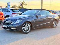Usado Mercedes E220 170 CV (125 kW) 2013 Gris Descapotable