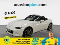 Usado Mazda MX5 Exclusive-Line 184 CV (135 kW) 2023 Blanco Descapotable