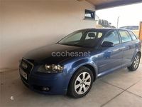 Usado Audi A3 105 CV (77 kW) 2007 Azul Utilitario