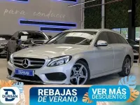 Usado Mercedes C220 194 CV (142 kW) 2018 Gris Familiar