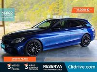 Usado Mercedes C200 150 CV (110 kW) 2019 Azul Familiar