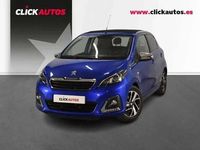 Usado Peugeot 108 Allure 72 CV (52 kW) 2021 Azul Utilitario
