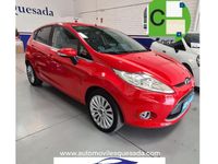 Usado Ford Fiesta Titanium 96 CV (70 kW) 2010 Rojo Utilitario