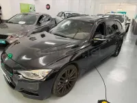 Usado BMW 320 Efficient Dynamics 184 CV (135 kW) 2015 Negro Familiar