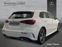 Usado Mercedes A200 AMG line 150 CV (110 kW) 2023 Blanco polar Berlina