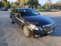 Usado Mercedes E220 Elegance 170 CV (125 kW) 2009 Negro Berlina