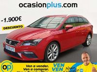 Usado Seat Leon ST FR 150 CV (110 kW) 2020 Rojo Familiar