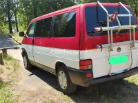 Usado VW Multivan 130 CV (95 kW) 1996 Rojo Monovolumen