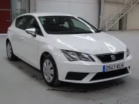 Usado Seat Leon Reference 115 CV (84 kW) 2018 Blanco Berlina