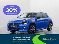 Usado Peugeot e-208 GT 100 kW (136 CV) 2020 Azul Utilitario