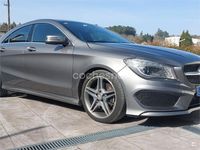 Usado Mercedes CLA220 AMG line 170 CV (125 kW) 2015 Gris / plata Berlina