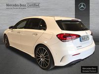 Usado Mercedes A200 AMG line 150 CV (110 kW) 2021 Blanco polar Berlina
