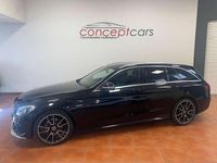 Usado Mercedes C220 170 CV (125 kW) 2015 Negro Familiar