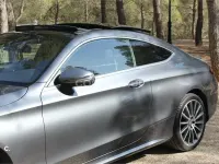 Usado Mercedes C250 204 CV (150 kW) 2016 Gris / plata Coupe