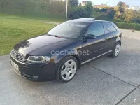 Usado Audi A3 Ambition 105 CV (77 kW) 2005 Negro Utilitario