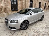 Usado Audi A3 S-Line 140 CV (102 kW) 2008 Gris / plata Utilitario