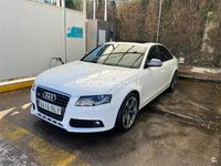 Usado Audi A4 S-Line 170 CV (125 kW) 2009 Blanco Berlina